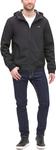 Мужская водонепроницаемая куртка-бомбер Levi's из софтшелла с капюшоном, Black - фото 3