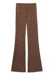 Брюки PULL&BEAR TEXTURED BELL BOTTOM, Brown - фото 8
