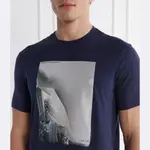 Футболка стандартного кроя Armani Exchange, синий - фото 4