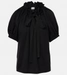 Хлопковая джерсейная майка Patou, черный - фото