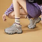 Низкие массивные кроссовки женские DAPHNE, Ecru - фото 10