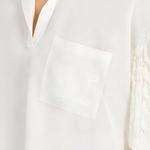 Max Mara Pavidi топ MaxMara, белый - фото 6