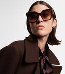 Солнцезащитные очки Serpenti Viper square Bvlgari, Brown/Havana - фото 3