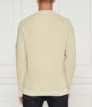 Свитер мужской Calvin Klein Jeans с нашивкой, бежевый - фото 4