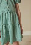 Дневное платье Rich School Gingham Tiered Pretty Next, зеленое - фото 2