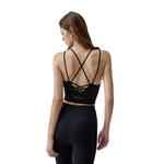 Спортивный топ Born Living Yoga India Medium Support, черный - фото 2