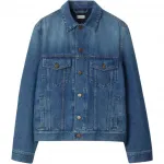 Джинсовая куртка EKD-patch Burberry, medium синий - фото 5