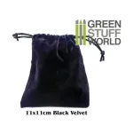 Бархатный черный мешочек с завязками, Accessories - Steampunk - Beads & Trinkets - фото