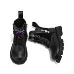 Детские кожаные ботинки для детей SNOOPY, черный - фото 3