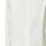 Пуговичная рубашка с длинными рукавами LOEWE, экрю - фото 9