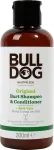 Шампунь для бороды и усилитель Кондиционер Оригинал 200мл Bulldog - фото