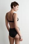 Неопреновый топ бикини COS, черный - фото 3