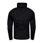 Вязаный свитер Rusty Neal с высоким воротником, черный - фото 5