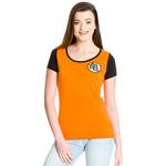 Жемчуг дракона - Рубашка для девочек с символом Каме оранжевая - фото