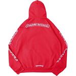 Худи с логотипом Scroll Chrome Hearts, красный - фото 3