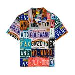 Топ GOLF WANG Roadtrip Rayon Button Up, Multicolor - фото