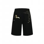 Повседневные шорты мужские черные Evisu, черный - фото