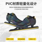 HEAD Коньки для скоростного бега на льду, взрослые, мужские и женские, кастомный размер, профессиональные, для начинающих, детей, студентов, лезвия 1960 Avenue Speed Skating, черные + чехлы для лезвий + сумка [утепленные], размер 42 - фото 3