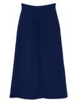 Юбка миди из шерстяного крепа Elie Saab, синий - фото 2