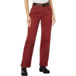 Джинсы Madewell Perfect Vintage Wide Leg Jeans in Rich Burgundy, цвет Rich Burgundy - фото 4