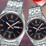 Часы CASIO Quartz Waterproof Black Analog, черный - фото 3