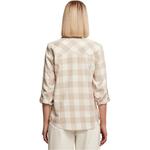 Рубашка Urban Classics Turnup Checked, белый - фото 3