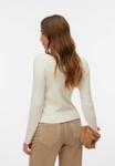 Кардиган Vero Moda Cardigan, Birch/Off-White - фото 3