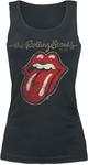 Топ The Rolling Stones Plastered Tongue, черный - фото