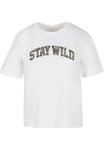Рубашка Miss Tee Stay Wild, белый - фото
