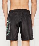 Пляжные шорты мужские Plein Sport с принтом, черный - фото 2