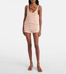 Вязаные хлопковые шорты Chloé, Multicolor Orange - фото 2