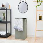 Корзина для белья Dunedesign, 60x30 см, серый - фото 2