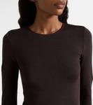 Берлинский джерси боди Wolford, Dark Woood - фото 5