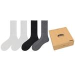 Унисекс носки до середины икры ZEROIN, 2 бежево-желтых+2 черных - фото 8