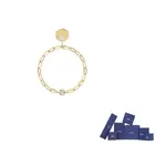 Браслет "Элементы" для женщин Swarovski, золотой Plated - фото