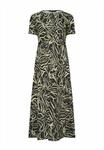 Платье из джерси ABSTRACT PRINT MIDI M&Co, антрацит - фото 5