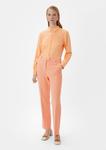 Обычные плиссированные брюки COMMA, Apricot - фото 5