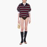 Рубашка поло женская синяя Miu Miu - фото 2