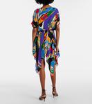 Асимметричное мини-платье Orchidee Pucci, Viola/Rosso - фото 3