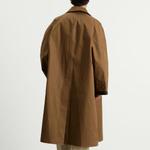 Studio Nicholson X Mackintosh Long Bonded Mac, Peat - фото 3