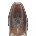 Кожаные ботинки в стиле вестерн для девочек Dan Post Rumi, белый - фото 5