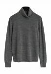 Джемпер GANT TURTLENECK , Charcoal Melange/Multi-Coloured - фото 5