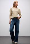 Топ Street One Long sleeved top, Beige/Sand - фото