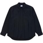 Полосатая рубашка ADER ERROR, черный - фото