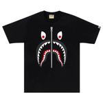 Футболка BAPE Mad Shark Tee, Black - фото