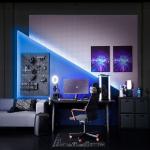 Игровой стол UTESPELARE IKEA, 160x80 см, черный - фото 2