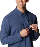 Columbia мужская рубашка Silver Ridge Utility Lite с длинным рукавом, Dark Mountain - фото 5