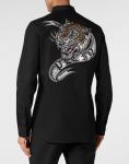 Рубашка Sugar Daddy Cut LS Татуировка PHILIPP PLEIN, черный - фото 4