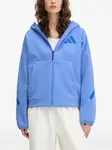Худи Z.N.E. с логотипом Adidas, синий - фото