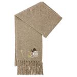 LOEWE Шерстяной вязаный шарф, Light Gray - фото 6